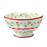 Gloria White French bowl XL 13,5 cm fra GreenGate - Tinashjem